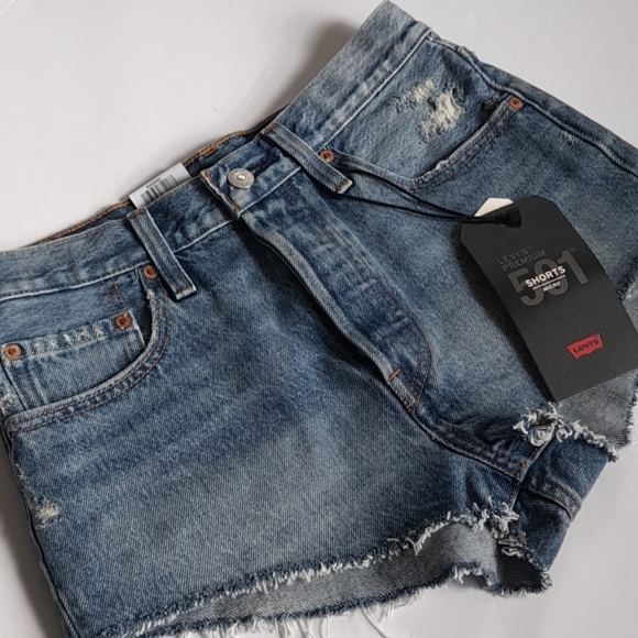 New LEVI'S 501 Micro Shorts - Picture 8 of 11